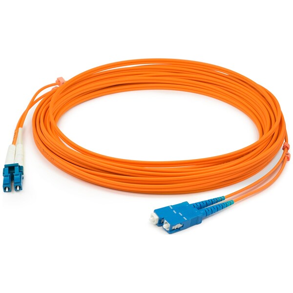 Add-On This Is A 3M Lc(Male)To Sc(Male)Orange Duplex Riser-Rated Fiber Patch ADD-SC-LC-3M5OM2 - main